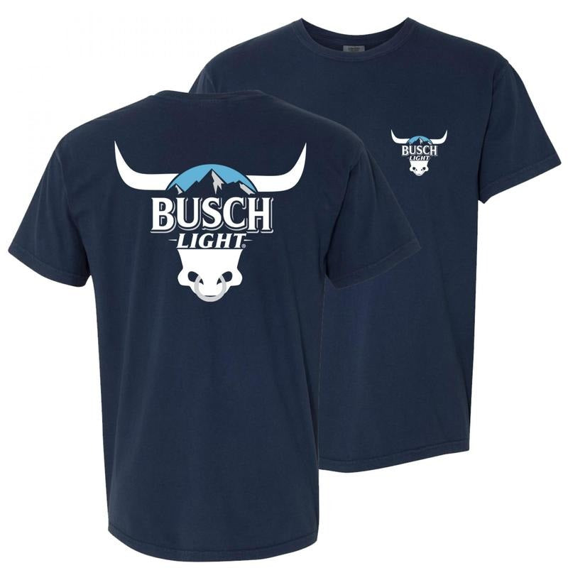 Busch Rodeo Bull Horns Navy Blue T-Shirt Hoodie, Sweatshirt | HypeDripTees.com