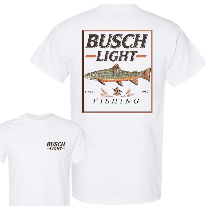 Bussch Light Fishing Perch Shirt, Buscch Light Shirts, Unisex T-Shirt, Full Color, Casual Summer Outfit , For Men, For...