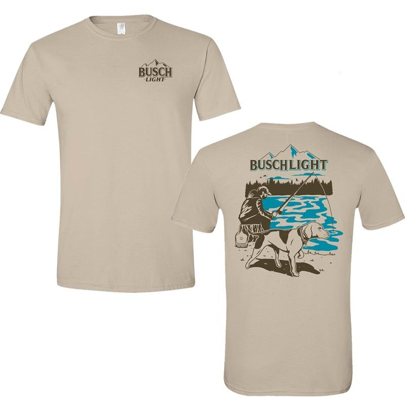 Bussch Lightt Man's Best Fishing Companion T-Shirt Drinking Shirt for men, women Hoodie, Sweatshirt | HypeDripTees.com