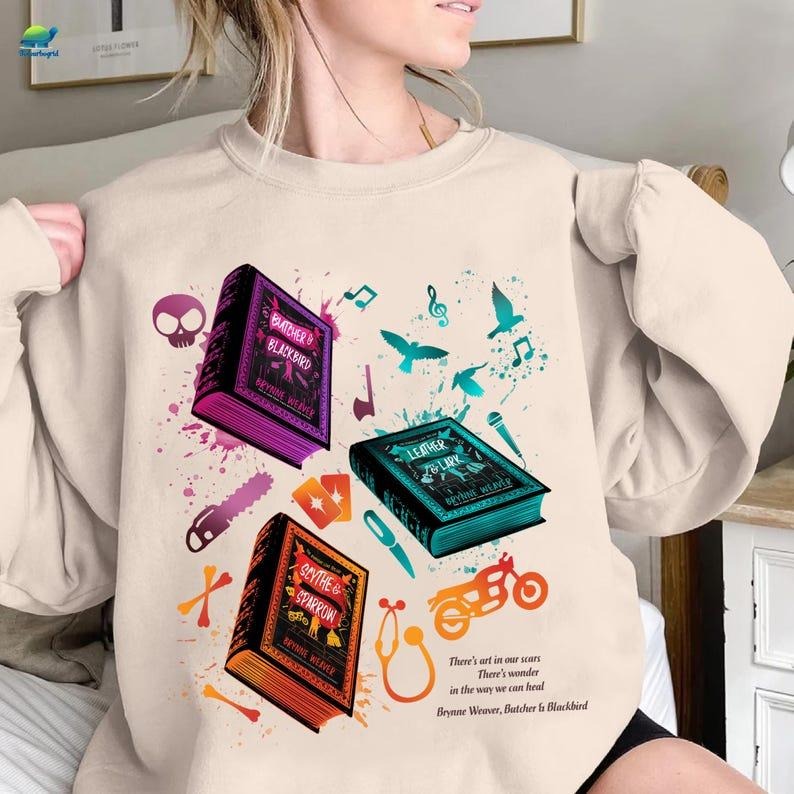 Butcher Blackbird Dark Romance Sweatshirt, T-shirt, Hoodie, Scythe & Sparrow Brynne Weaver Inspired Apparel, Smut Gift,...