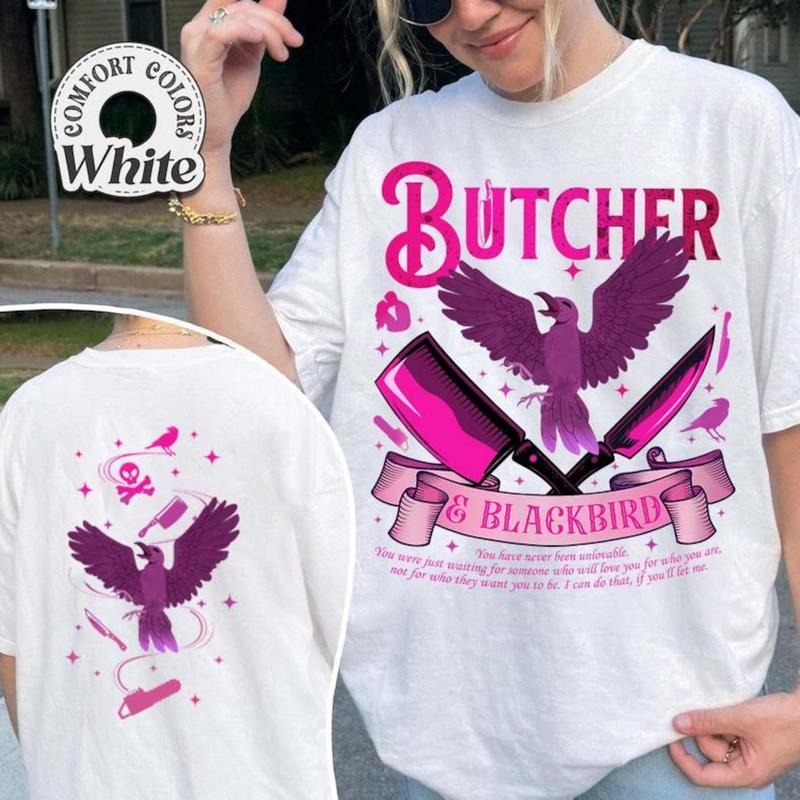 Butcher Blackbird Digital Shirt download, Dark Romance Apparel, Brynne Weaver Inspired, Smut Gift, Bookish Gifts for...