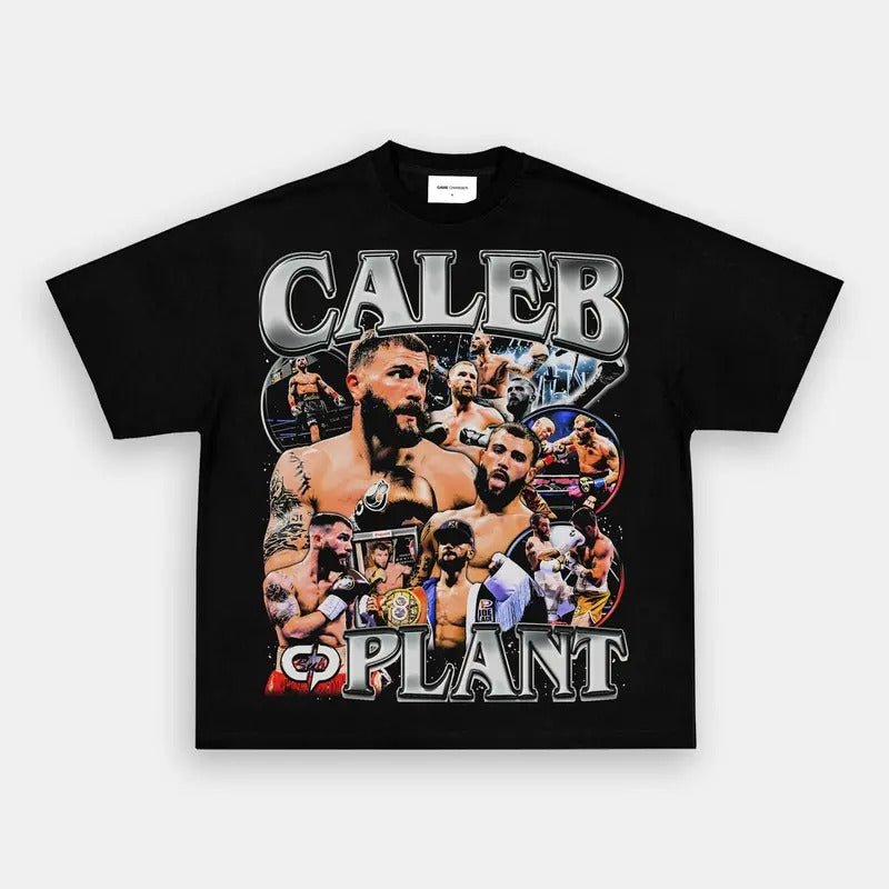 CALEB PLANT TEE Boxing T-shirt, Boxer Tee, Sports Shirt, Athletic Tee, Fitness Gift, Workout T-shirt Crewneck Clothing...