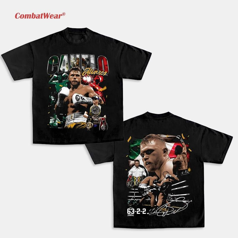 CANELO Retro Fight Night Shirt Vintage Boxing Streetwear Boxing Fighters T-Shirts, Hoodie, Sweatshirt