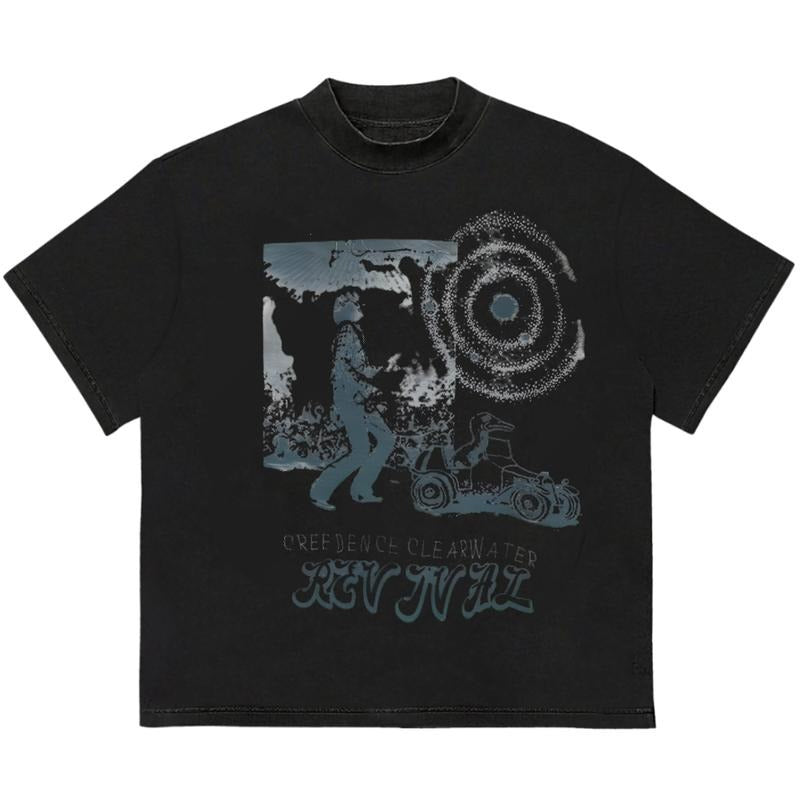 CCR Fan T-Shirt Unique Graphic Tee You Can Customize Machine Washable Soft Cotton Hoodie, Sweatshirt | HypeDripTees.com
