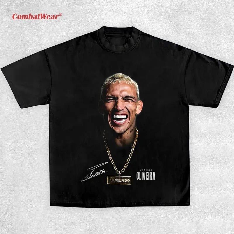 CHARLES OLIVEIRA 2025 NEW TEE, 2025 Boxing T-shirt, Fighter Tee, Sports Shirt, Vintage Boxing Tee, Graphic Boxing Champ...