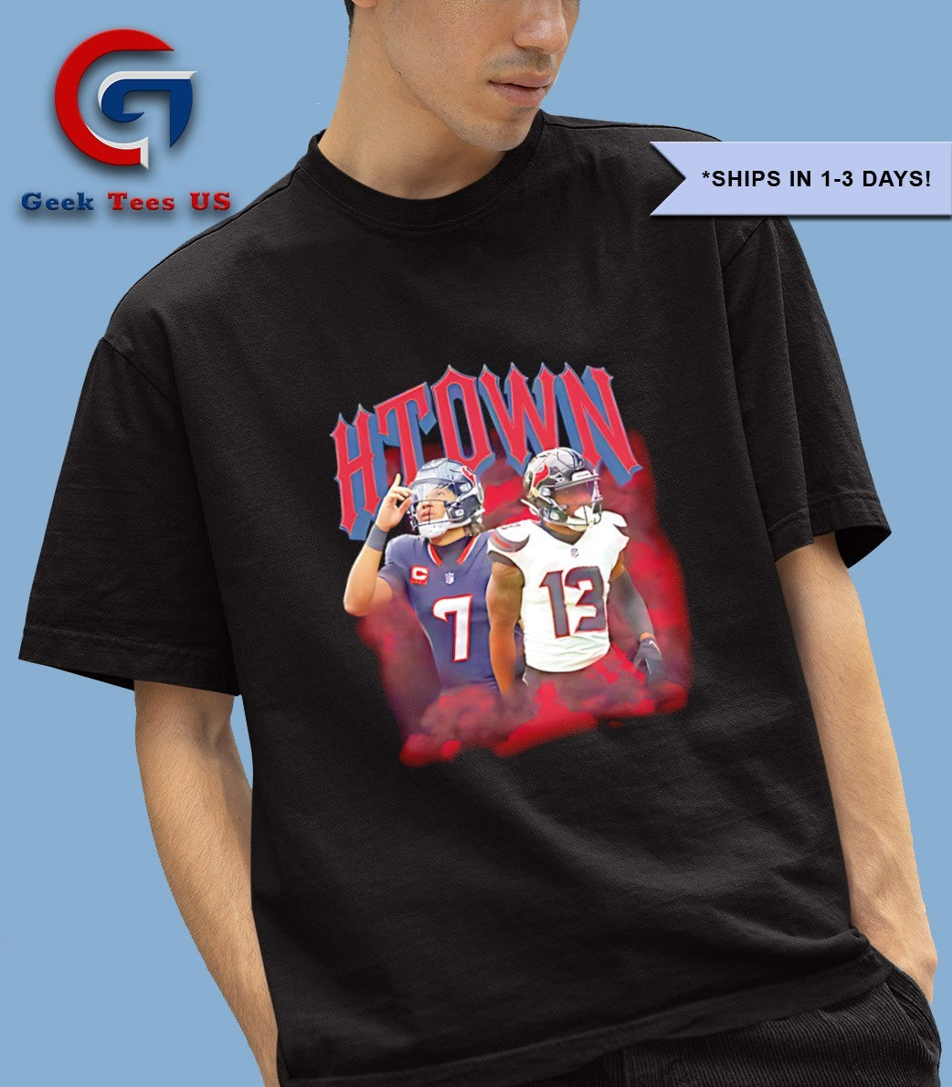 CJ Stroud and Christian Kirk Houston Texans graphic shirt