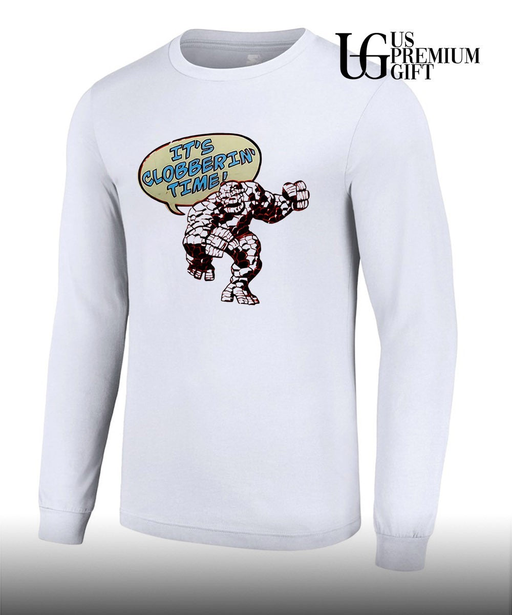CM Punk wearing it’s clobberin time shirt