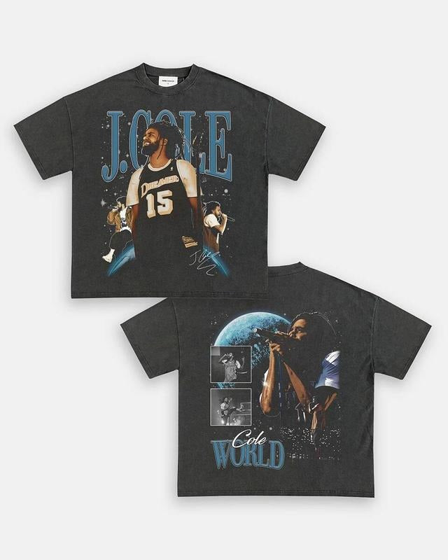 COLE WORLD V2 TEE - SWEATSHIRT - HOODIE 2SIDES GRAPHIC TEES, MUSIC TOUR, GIFT FOR FANS TTP | HypeDripTees.com