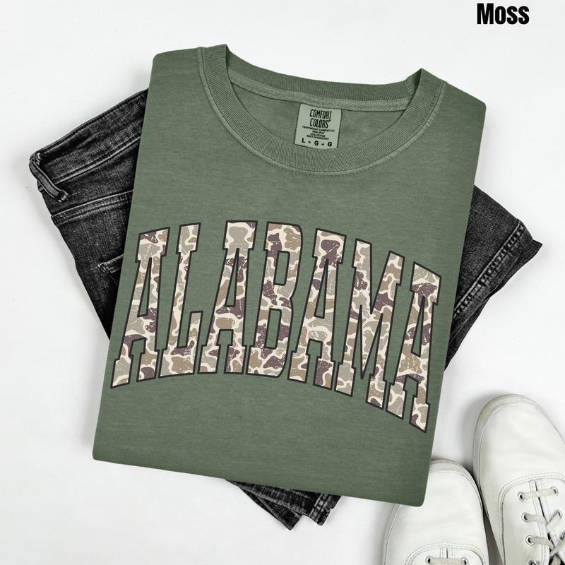 *CUSTOMIZABLE* Camo States Comfort Colors T-Shirt 'NLB' Hoodie, Sweatshirt | HypeDripTees.com