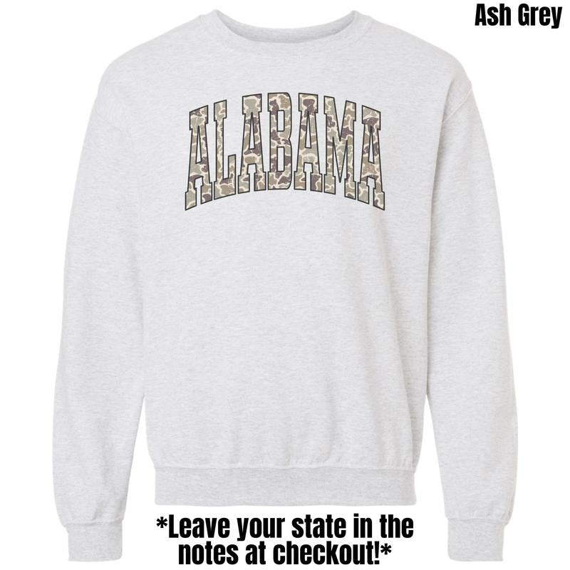 *CUSTOMIZABLE* Camo States Sweatshirt 'NLB' T-Shirts, Hoodie | HypeDripTees.com