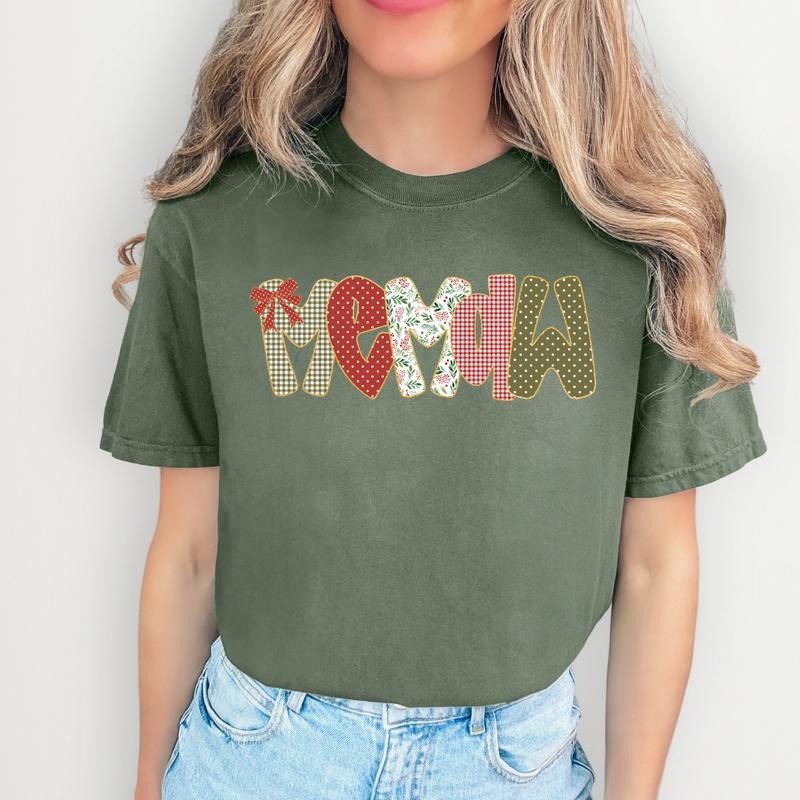 *CUSTOMIZABLE* Christmas Name Comfort Colors T-Shirt 'NLB' Hoodie, Sweatshirt | HypeDripTees.com