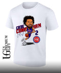 Cade Cunningham player Detroit Pistons basketball signature caricature shirt