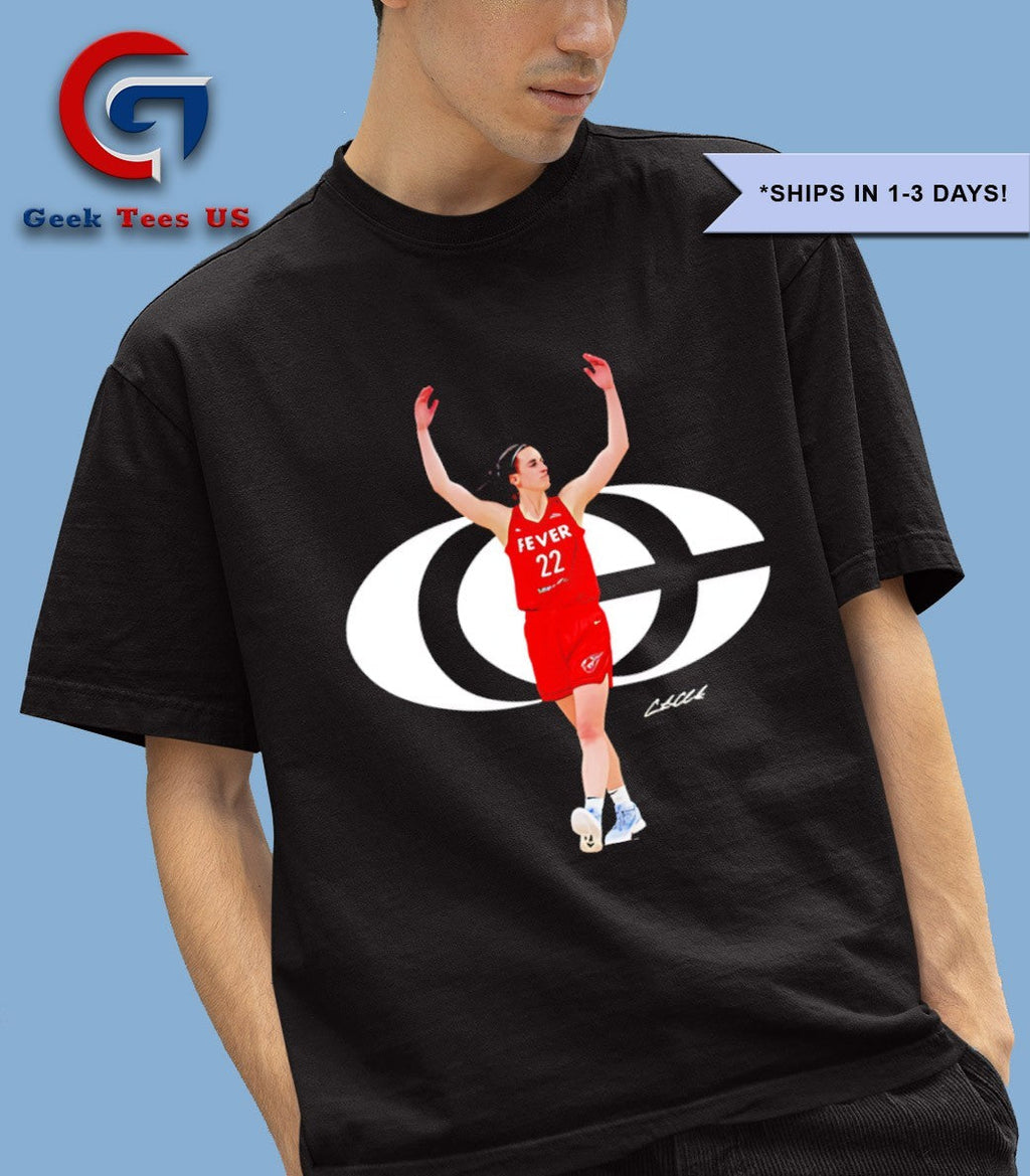 Caitlin Clark CC Indiana Fever WNBA logo shirt