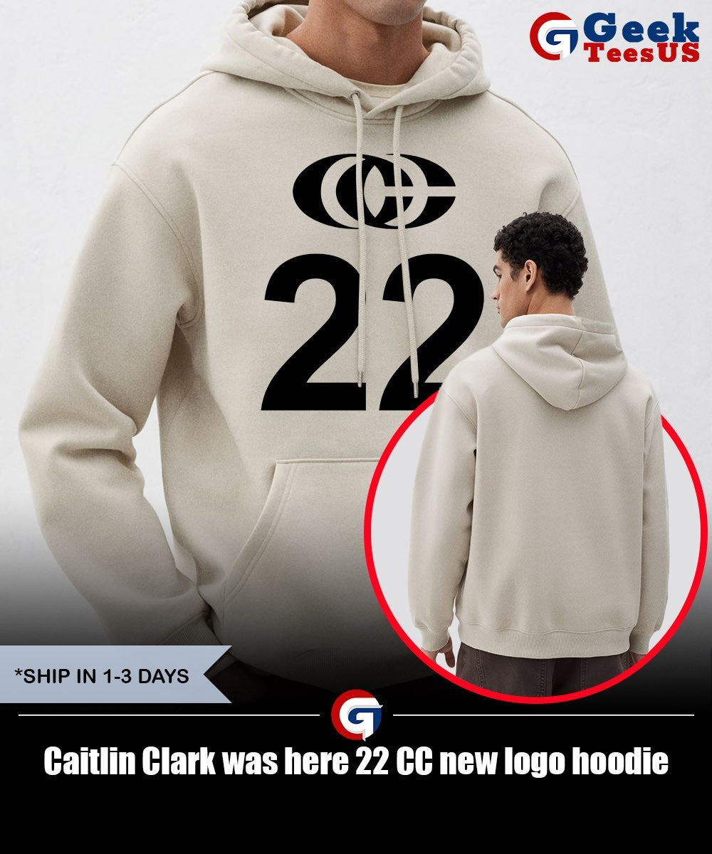 Caitlin Clark was here 22 CC new logo shirt
