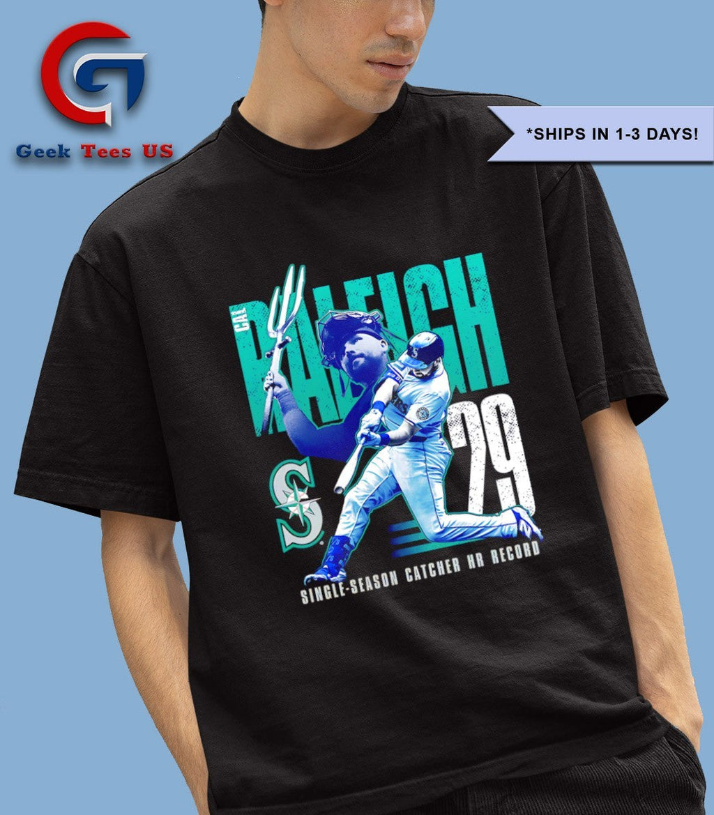 Cal Raleigh Seattle Mariners MLB Single Season Catcher Hr Record shirt
