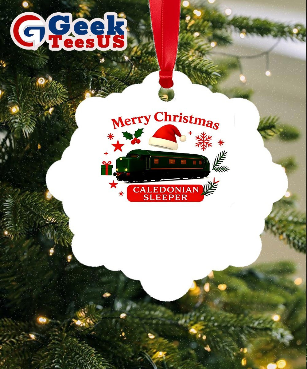 Caladonian Sleeper Merry Christmas Ornament