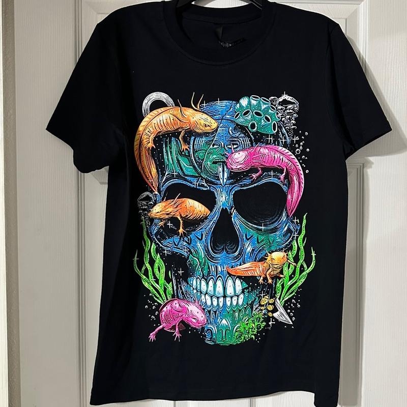Calavera Axoloth t-shirt Casual Cotton Hoodie, Sweatshirt | HypeDripTees.com