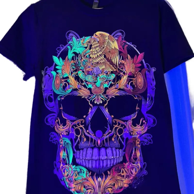 Calavera Bandera - Traditional Mexican Flag Tshirt Hoodie, Sweatshirt | HypeDripTees.com