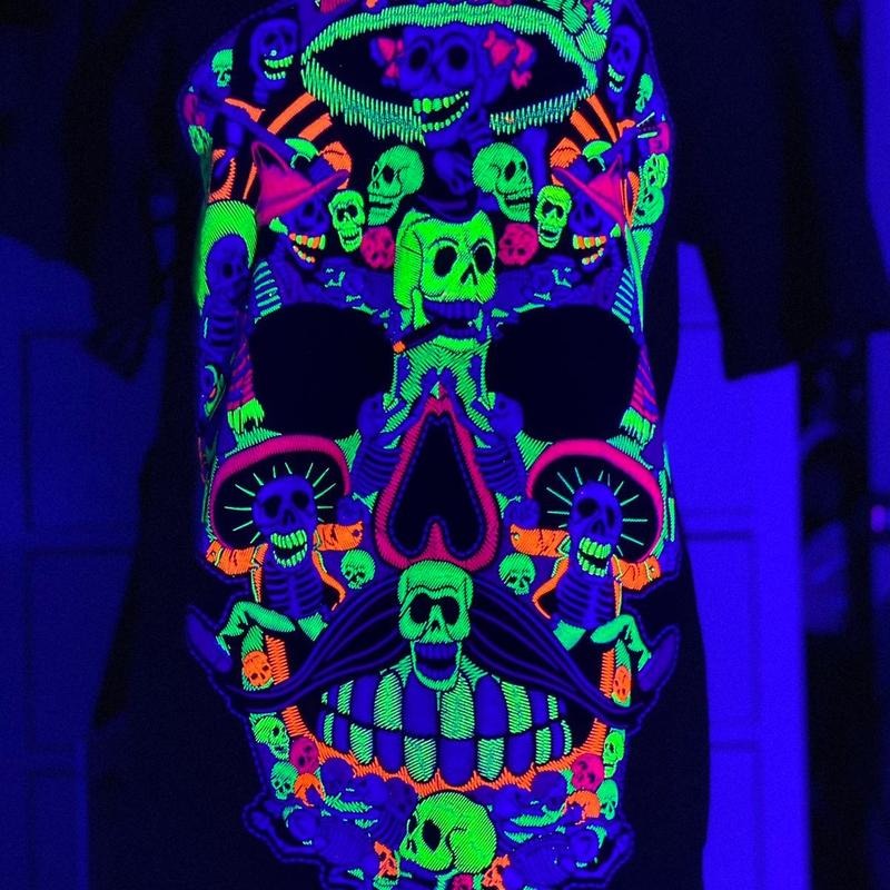Calavera altar t-shirt Cotton Black Slim-fitting Menswear Hoodie, Sweatshirt | HypeDripTees.com