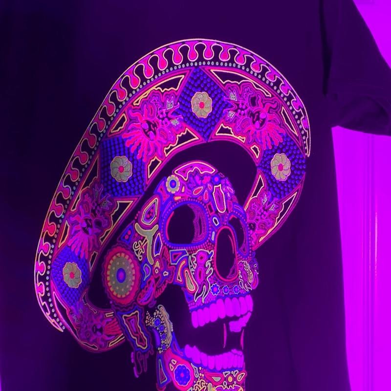 Calavera charro T-shirts Cotton Hoodie, Sweatshirt | HypeDripTees.com