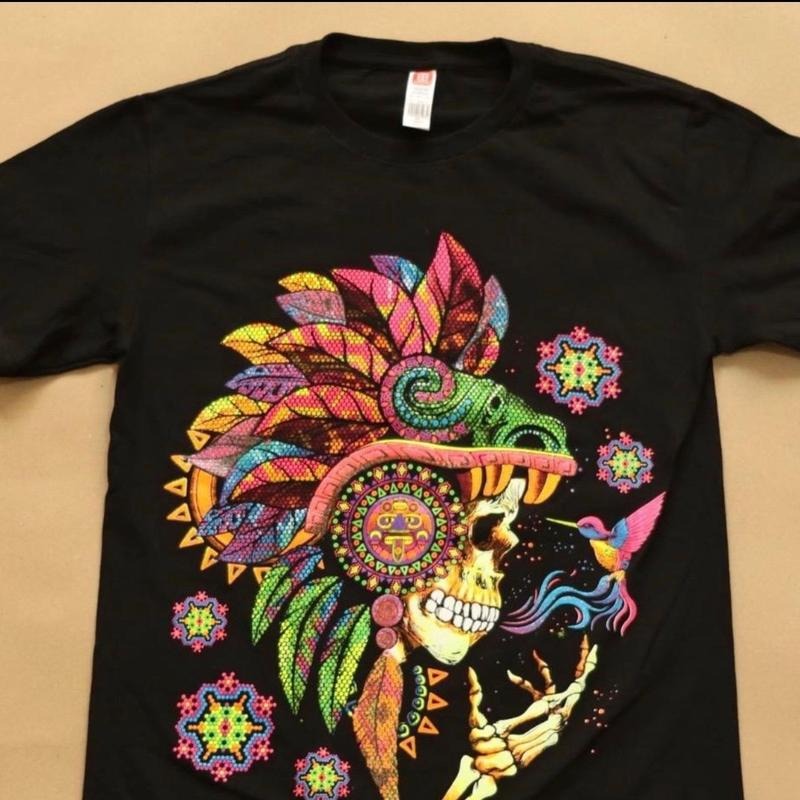 Calavera penacho T-shirts Cotton Black Hoodie, Sweatshirt | HypeDripTees.com