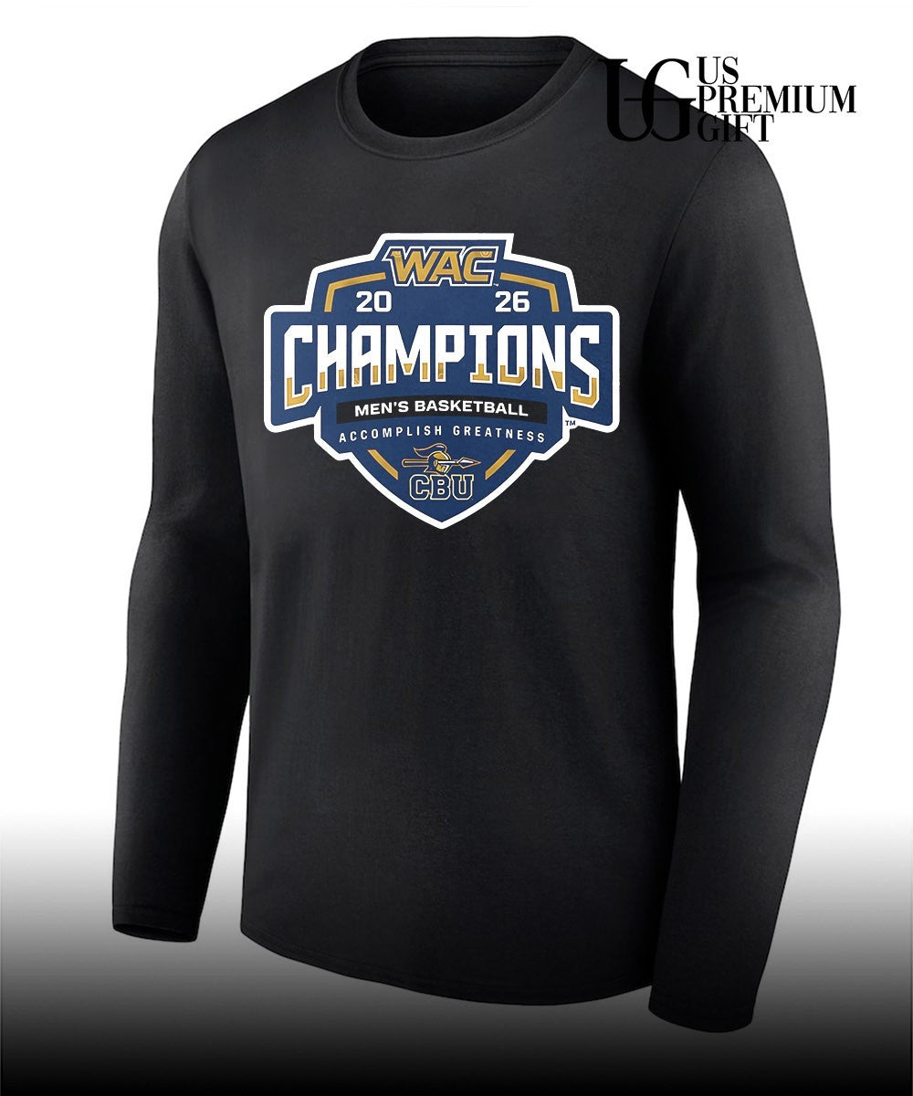 California Baptist Lancers Men’s Basketball WAC Champions 2026 shirt