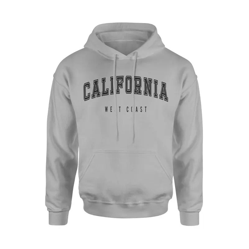 California West Coast Unisex Classic Hoodie Sweatshirt Cotton Fabric T-Shirts | HypeDripTees.com