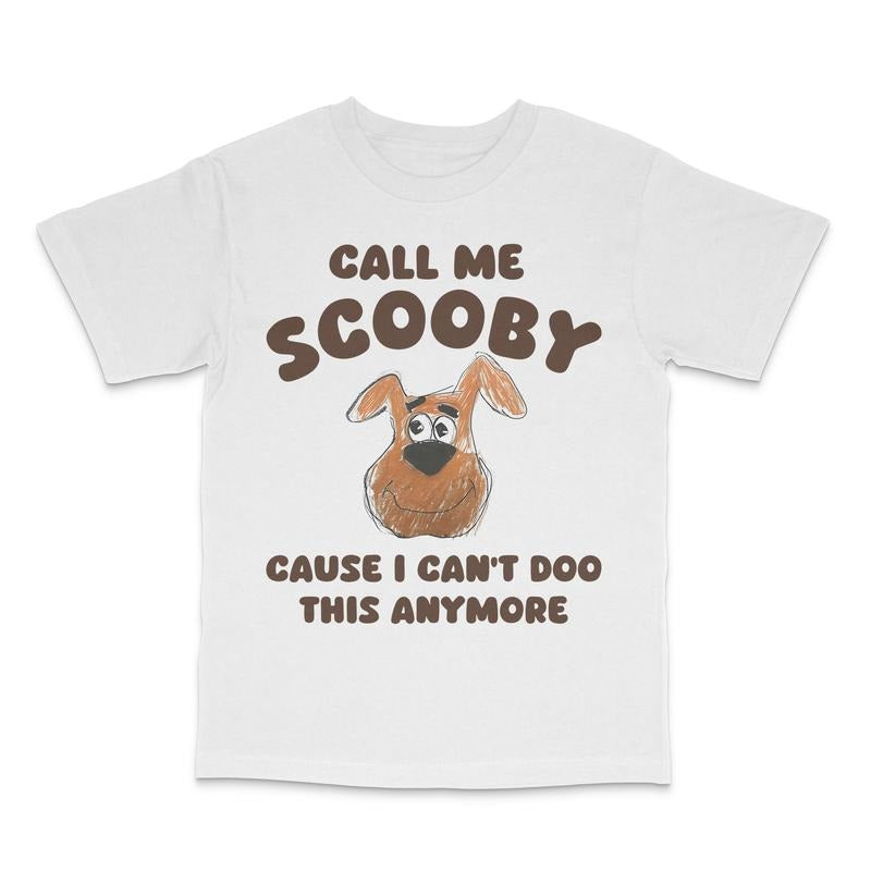 Call Me Scooby Custom Printed T-shirt Hoodie, Sweatshirt | HypeDripTees.com