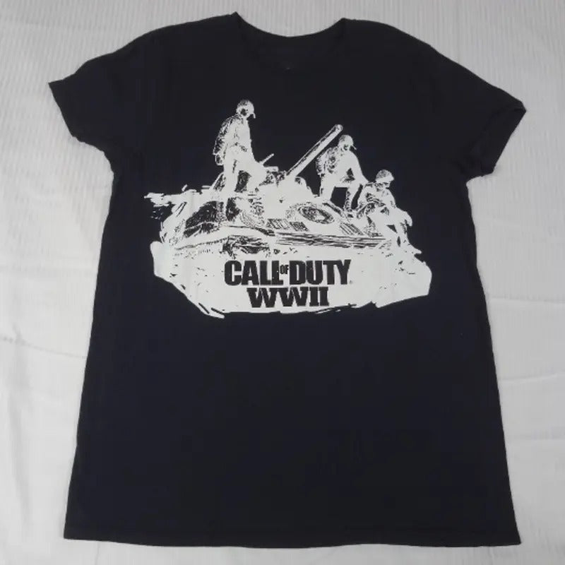 Call Of Duty WWII T-Shirt Video Game Graphic Black Shirt Hoodie, Sweatshirt | HypeDripTees.com