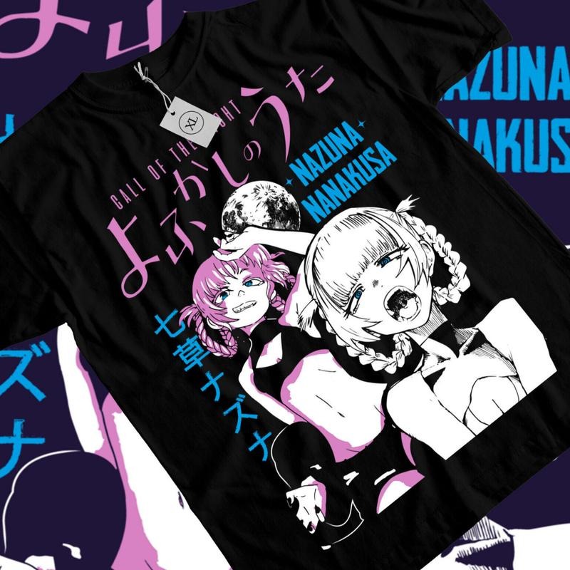 Call Of The Night Anime T-Shirt & Sweatshirt, Nazuna Nanakusa Kawaii Waifu Graphic Tee, Anime Manga Lover Gifts Ball...