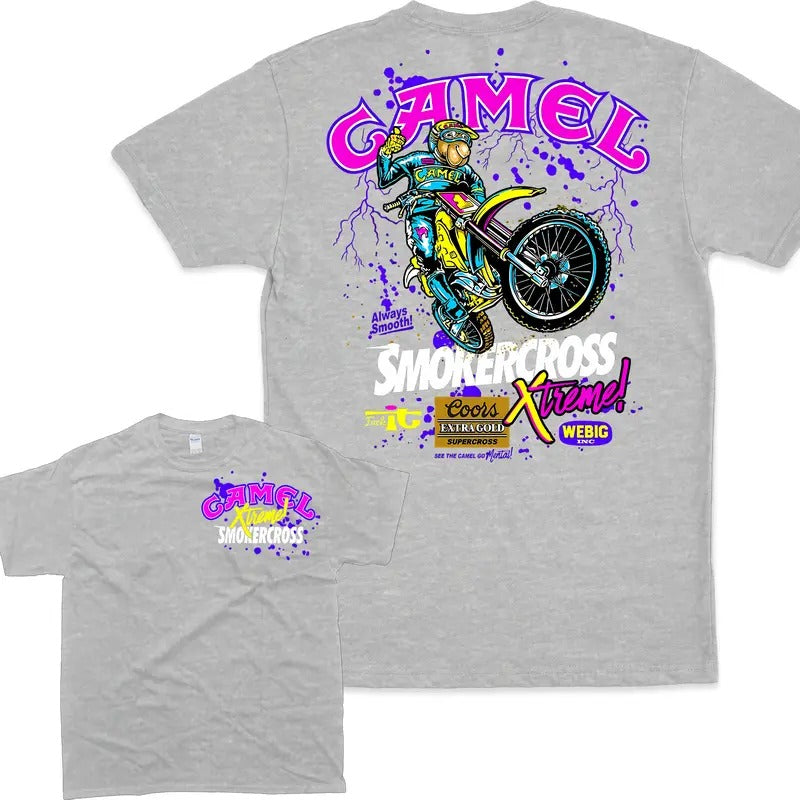 Camel Motorsport Supercross Extreme Graphic Tee, Shirt for Mens, Summer Tee for Mens Hoodie, Sweatshirt | HypeDripTees.com