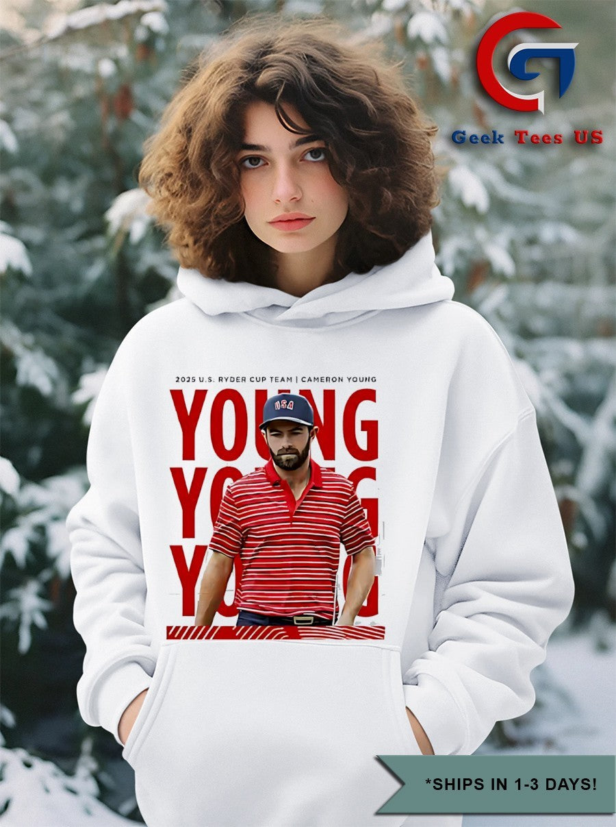 Cameron Young Ryder Cup USA 2025 Team shirt