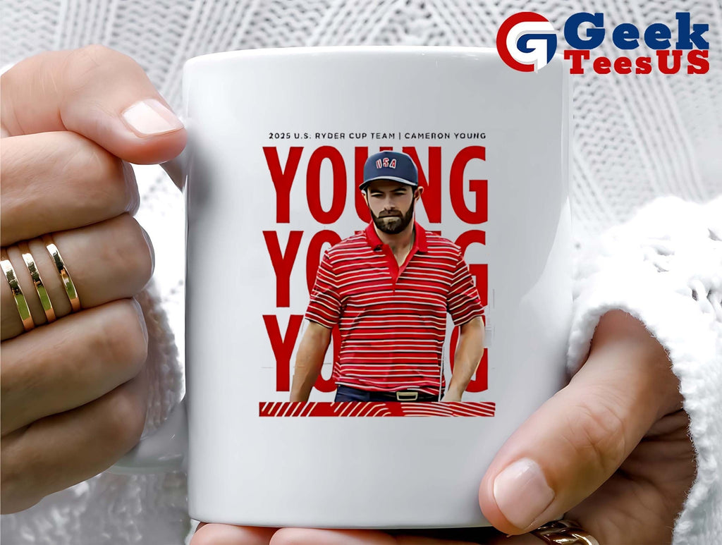 Cameron Young Ryder Cup USA 2025 Team shirt