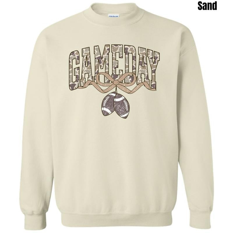 Camo Gameday Sweatshirt 'NLB' T-Shirts, Hoodie | HypeDripTees.com