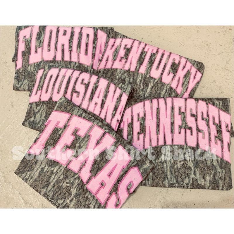 Camo Varsity T Shirt |ADD STATE IN NOTES AT CHECKOUT| Camo T shirt | Fall Fashion | Graphic Tee Hoodie, Sweatshirt