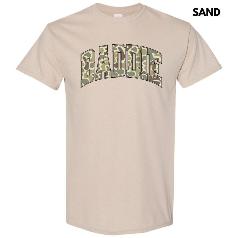 Camouflage Baddie Gildan Short Sleeve T-Shirt 'NLB' Hoodie, Sweatshirt | HypeDripTees.com