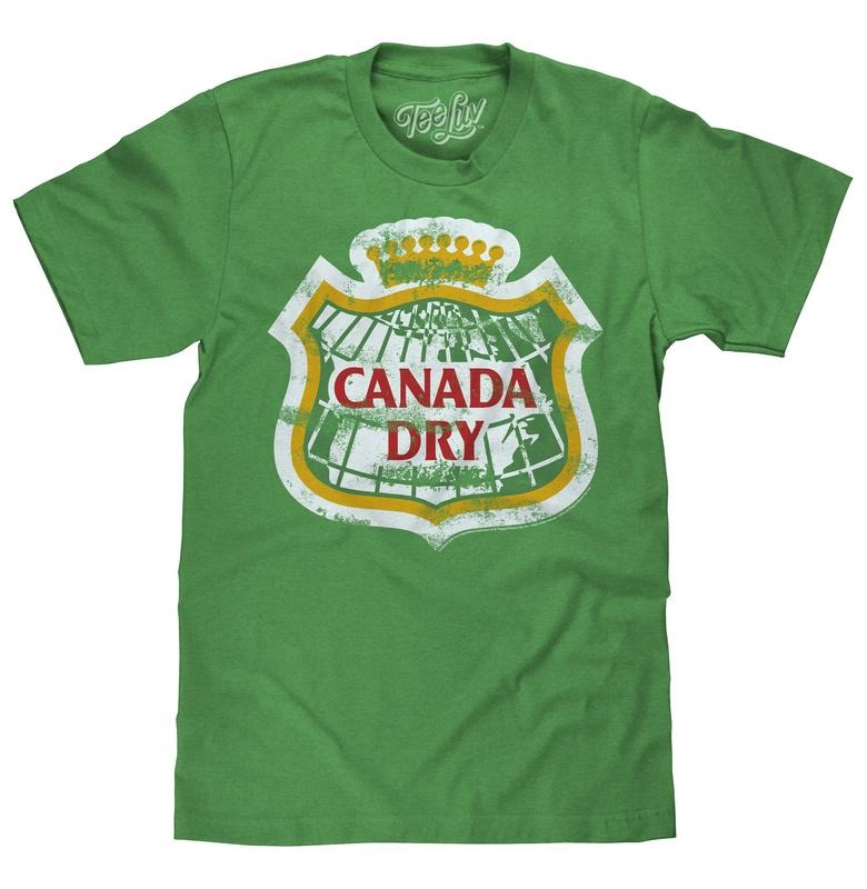 Canada Dry Distressed Logo T-Shirt - Green Hoodie, Sweatshirt | HypeDripTees.com