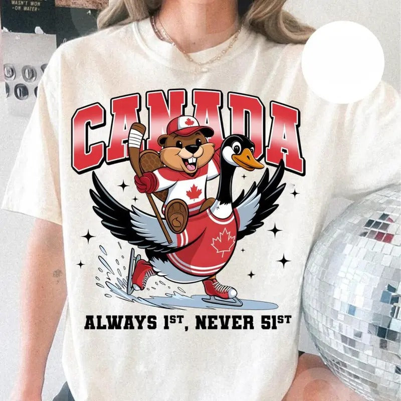 Canada Is Alway 1st Never 51st Png, Canada Is Not For Shirt Hoodie, Sweatshirt | HypeDripTees.com