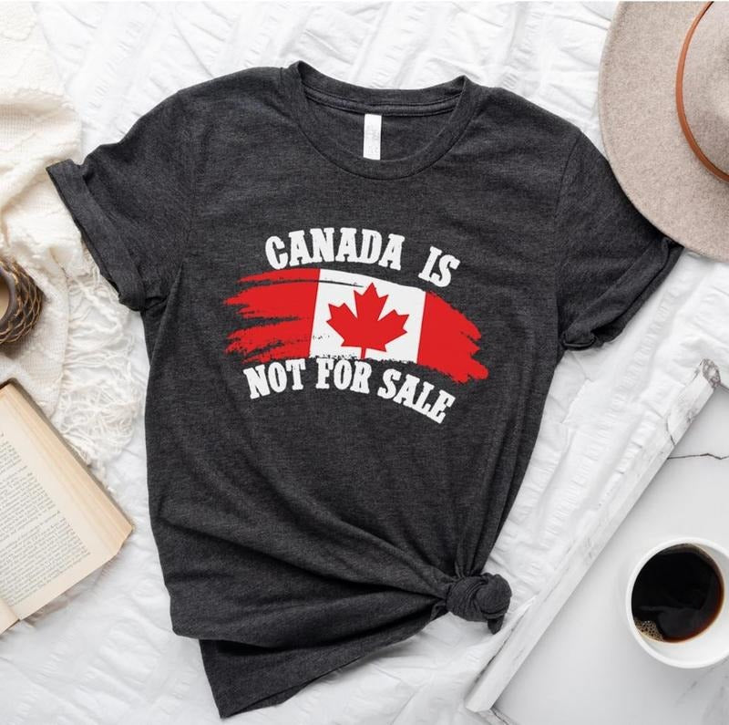 Canada is Not for Sale T-Shirt, Free Canada Shirt, Canadian Independence Hoodie, Sweatshirt | HypeDripTees.com