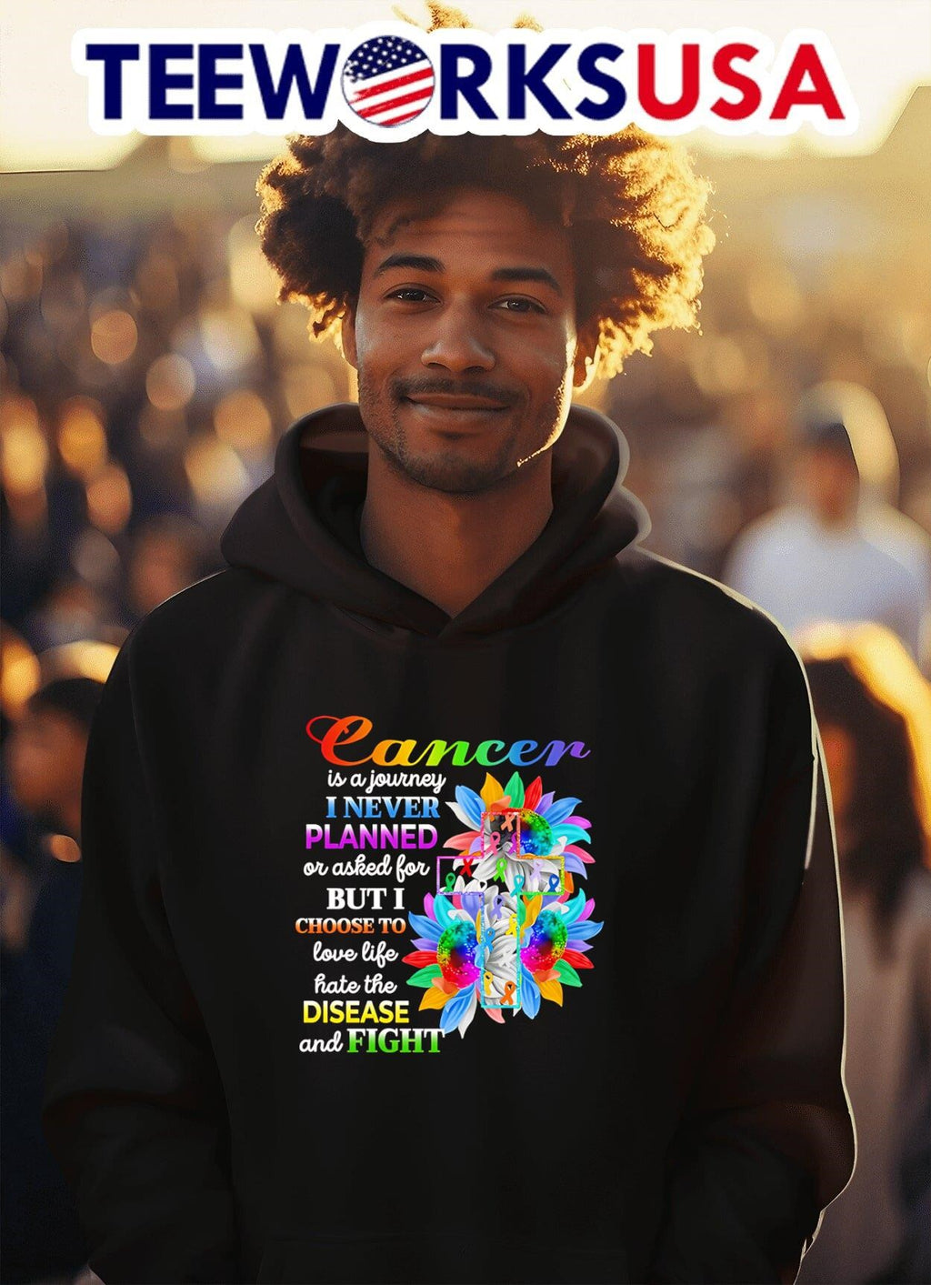 Cancer Is A Journey I Never Planned Or Asked For But I Choose To Love Life Hate The Disease And Fight Shirt