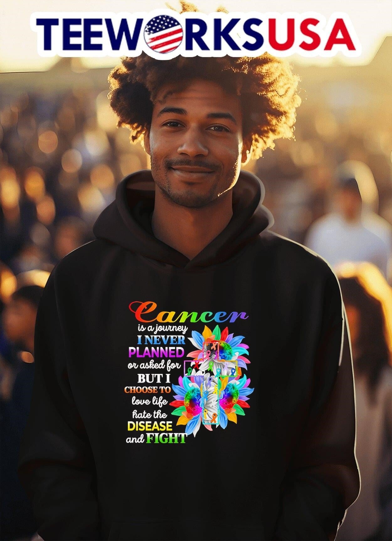Cancer Is A Journey I Never Planned Or Asked For But I Choose To Love Life Hate The Disease And Fight Shirt
