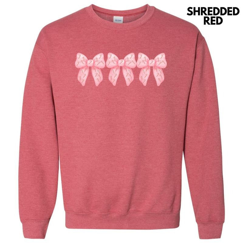 Candy Cane Bow Trio Sweatshirt 'NLB' T-Shirts, Hoodie | HypeDripTees.com