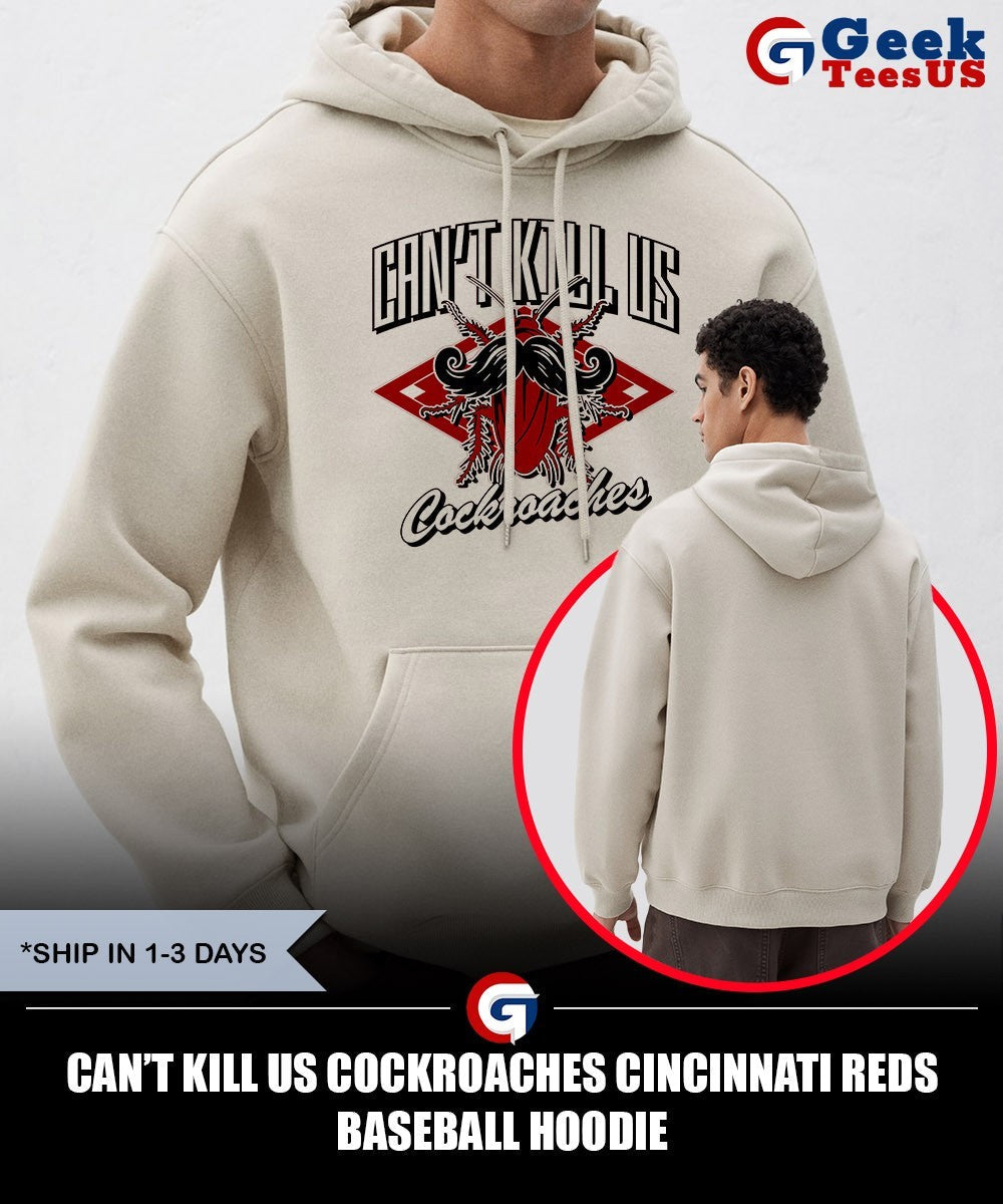 Can’t Kill Us cockroaches Cincinnati Reds baseball shirt
