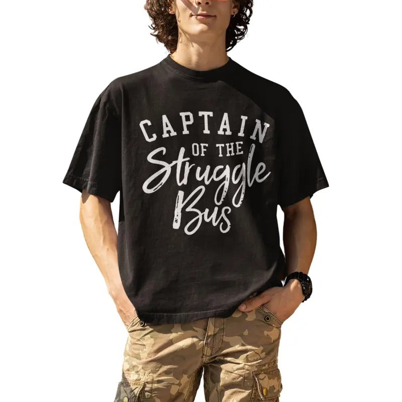 Captain Of The Struggle Bus T-Shirt Hoodie, Sweatshirt | HypeDripTees.com