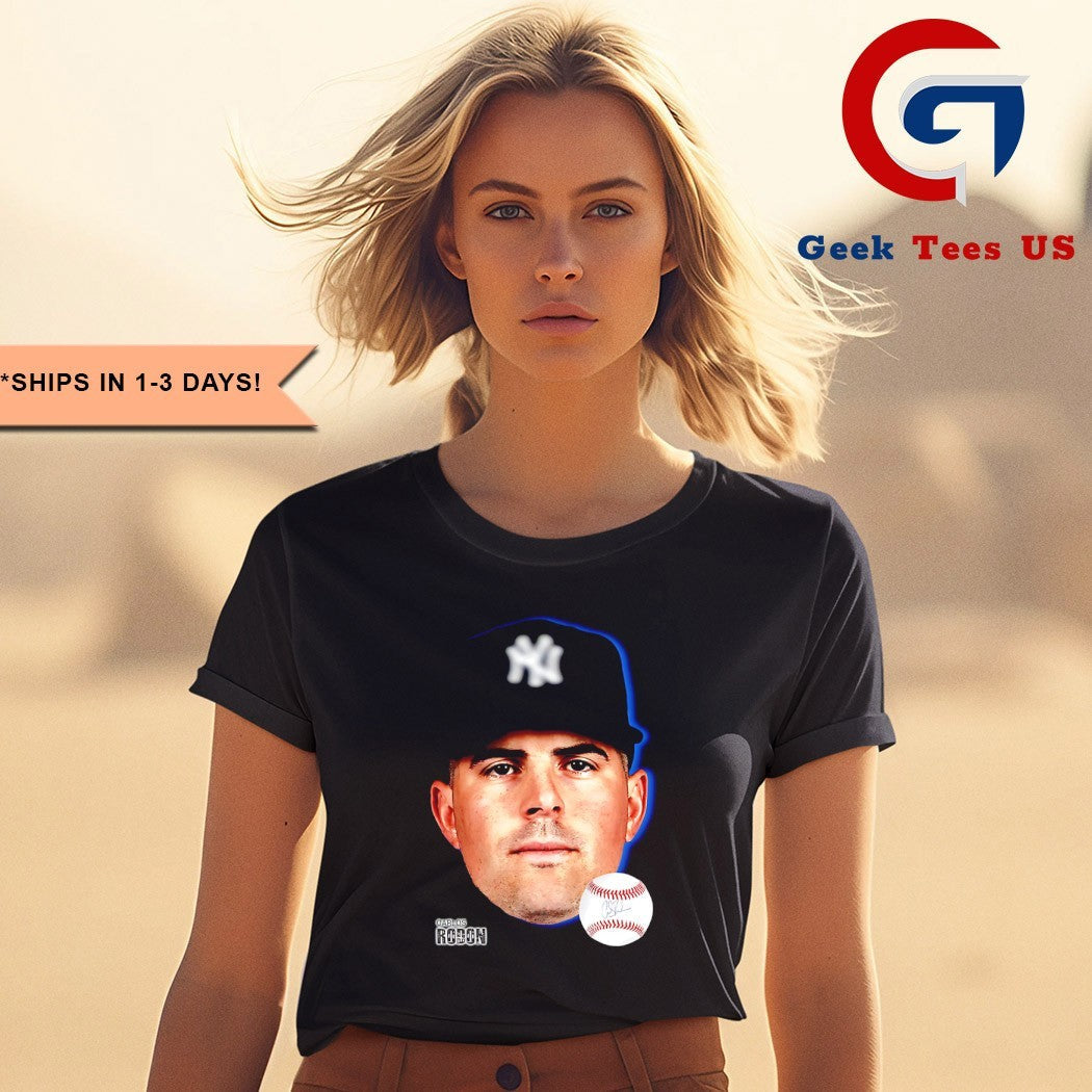 Carlos Rodón big head New York Yankees MLB 2025 shirt