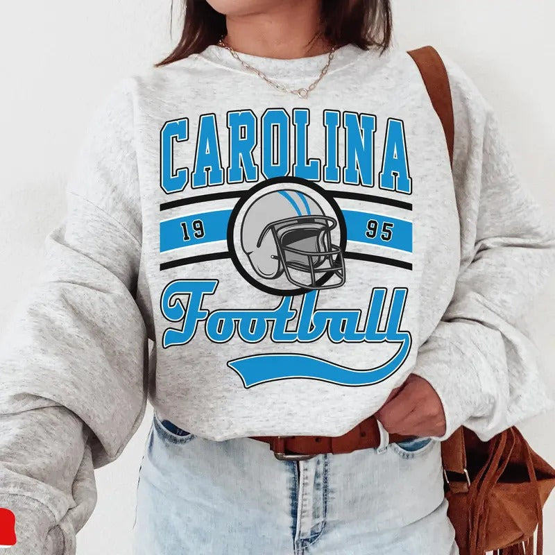 Carolina Football Crewneck Sweatshirt ,Sweater ,Carolina Sweatshirt ,Carolina Game Day Carolina Buffalo Fan Gifts ,Sunday...