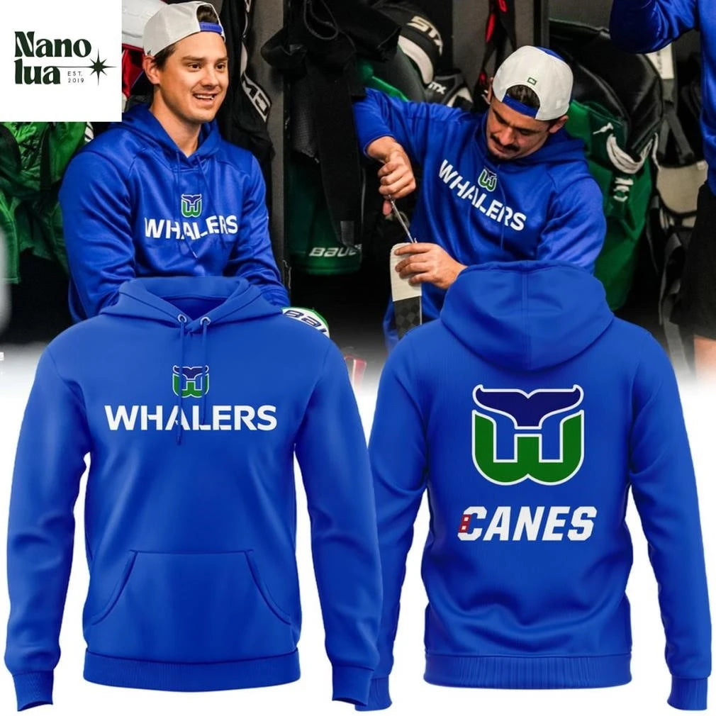 Carolina Hurricanes Whalers Night 2026 Blue Celebration Shirt
