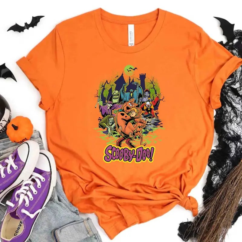 Cartoon Shirt, Hallowen Shirt,  Cute Fall Shirt, Spooky Season Hoodie, Sweatshirt | HypeDripTees.com