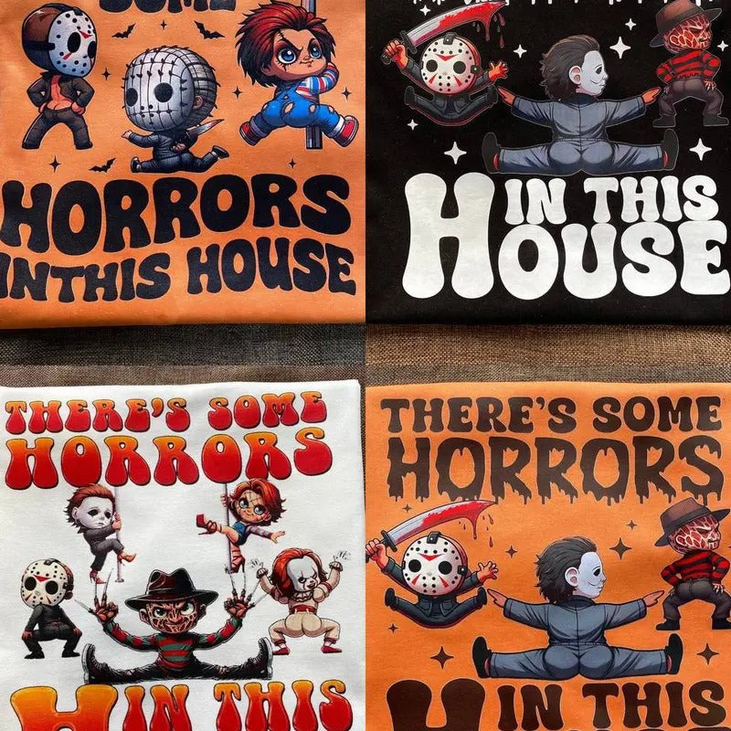 Cartoon Shirt, Hallowen Shirt,  Cute Fall Shirt, Spooky Seasonstyle{n002}2 Hoodie, Sweatshirt | HypeDripTees.com
