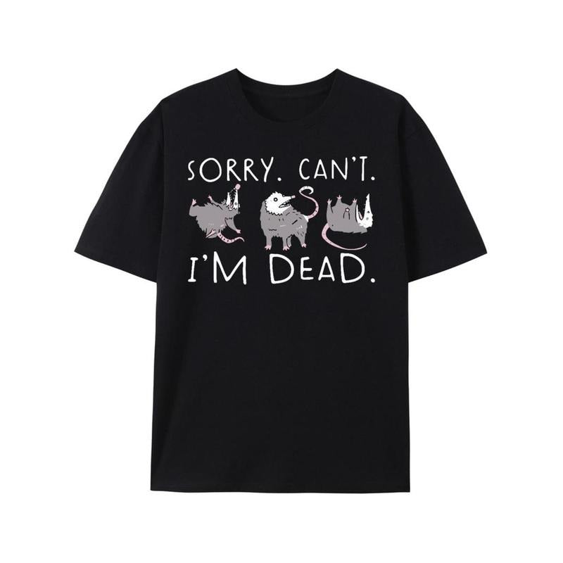 Casual T-shirt [Possum Lover Graphic Tee] Funny Graphic Possum T Shirt Comfy Menswear Hoodie, Sweatshirt | HypeDripTees.com